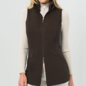 ANATOMIE DELANEY MID WEIGHT STRETCH VEST WOMENS XS S M L XL ESPRESSO TRAVEL NEW